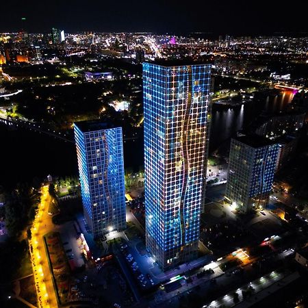 Апартаменты На Набережной С Панорамным Видом На 39 Этаже Astana Eksteriør bilde
